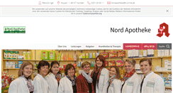 Desktop Screenshot of nord-apotheke-muenster.de